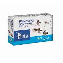 Tetis Pinezki GP090-AS srebrne 50 szt.