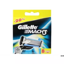 Gillette Mach3 wymienne ostrza do maszynki do golenia 8 szt.