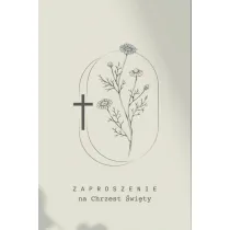 Zaproszenie Chrzciny (5 szt)