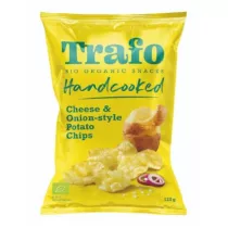 Trafo Chipsy ziemniaczane o smaku serowo - cebulowym 125 g Bio