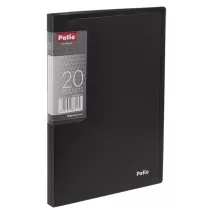 Teczka Clear Book A5 z 20 koszulkami - czarna