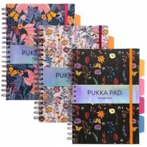 Pukka Pad Pukka Project Book Bloom B5 zestaw 3 szt. linia 100 kartek
