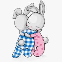 Malowanie po numerach - U�ciski Kids 25x25cm Ideyka