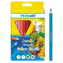 Starpak Kredki owkowe trjktne Jumbo 12 szt.
