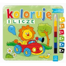 Koloruj i licz. Kredka segmentowa