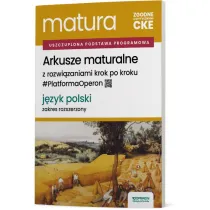 Matura 2026. J�zyk polski. Arkusze maturalne z rozwi�zaniami krok po kroku. Zakres rozszerzony