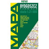 Bydgoszcz 1:21 000 plan miasta PIĘTKA