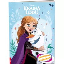 Kraina Lodu. Kolorowanka z naklejkami