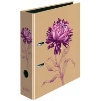 Segregator A4 8cm Chryzantema kraft HERLITZ