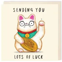 Karnet kwadrat 168 Kot szcz�cia