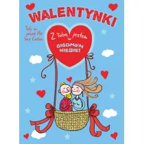 Henry Karnet B6 Walentynki - Balon z magnesem na lod�wk�