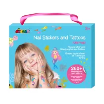 Naklejki na paznokcie i tatuae Syrenka Avenir