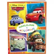 Auta. Naklejam i koloruj. Disney Pixar