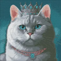 Ideyka Diamentowa mozaika - Dumny kr�l 40x40cm