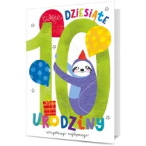 Karnet okazjonalny B6 z kopert� 10 Urodziny PAN DRAGON KB6-1944