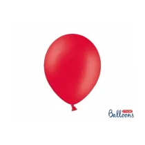 PartyDeco Balony Strong 30cm PastelPoppyRed A50 19989
