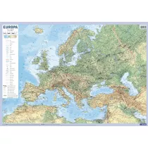 Europa mapa fizyczno-polityczna �cienna