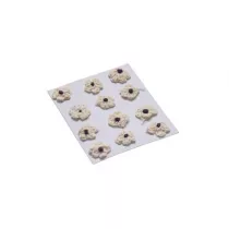 Brewis Kwiatki dekoracyjne ecru 18mm
