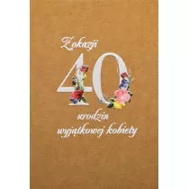 Trend Kartka okoliczno�ciowa eko Urodziny 40 TS50