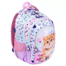 Plecak 4-komorowy My Little Friend, Pastel Kitty