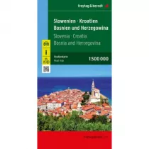 Mapa Sowenia Chorwacja Bonia i Hercegowina 1:500 000 FB