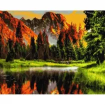 Norimpex Malowanie po numerach. Gry krajobraz 40 x 50 cm