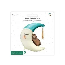 PartyDeco Balon foliowy Mi� na ksi�ycu 80x98cm