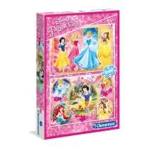 Puzzle 2 x 60 el. Supercolor. Ksiniczki Clementoni