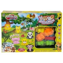 Adar Zestaw ciastoliny z akcesoriami Animal World