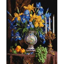 Ideyka Malowanie po numerach - Wspania�e irysy 40x50cm