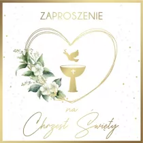 Armin Style Zaproszenie Chrzest 5 szt.