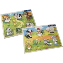 Puzzle drewno z guzikami Merkpol