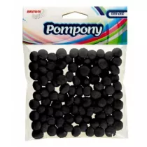 Brewis Pompony czarne 10mm