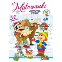 Zimowe ferie. Malowanki