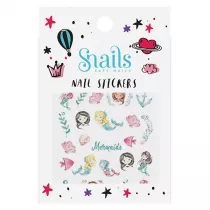 Snails Naklejki na paznokcie dla dzieci Mermaids