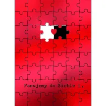 Karnet B6 z koperta z�ocony Puzzle Walentynki HENRY 981099