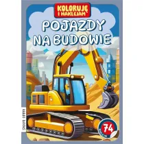 Koloruj� i naklejam, Pojazdy na budowie