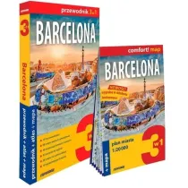 Barcelona 3w1 przewodnik + atlas + mapa