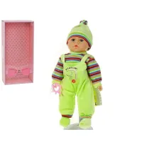Lalka bobas ze smoczkiem mwi po polsku 35cm Adar