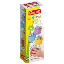 Quercetti. Mi�kkie klocki Momy z grzechotk�. 4 element�w
