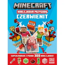 Minecraft Naklejkowa przygoda. Czerwienit