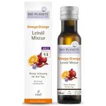 Bio Planete Omega orange - mieszanka z olejem lnianym (pyek kwiatowy, pomaracza) 100 ml Bio