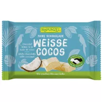 Rapunzel Czekolada bia�a z wi�rkami kokosowymi 100 g Bio