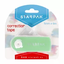 Starpak Korektor w tamie pastelowy zielony 5mm x 6m