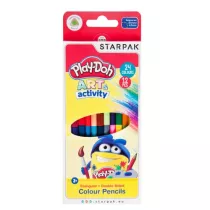 Starpak Kredki owkowe dwustronne Play-Doh 24 kolorw niebieski 12 szt.