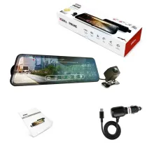 Wideorejestrator z kamer cofania FHD i WIFI Prime