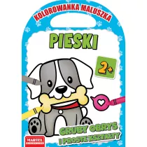 Kolorowanka maluszka. Pieski