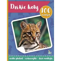 Dzikie koty. 100 naklejek z plakatem