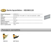 Bostitch Gwo�dzie brt21 3,80-120 1,28m