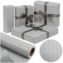 PaperHit Papier Grey/Silver Damask X-Strong 57cmx25m